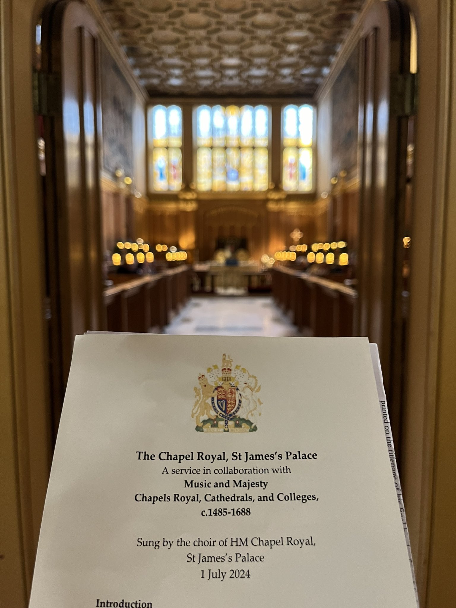 The Chapel Royal, St James's Palace