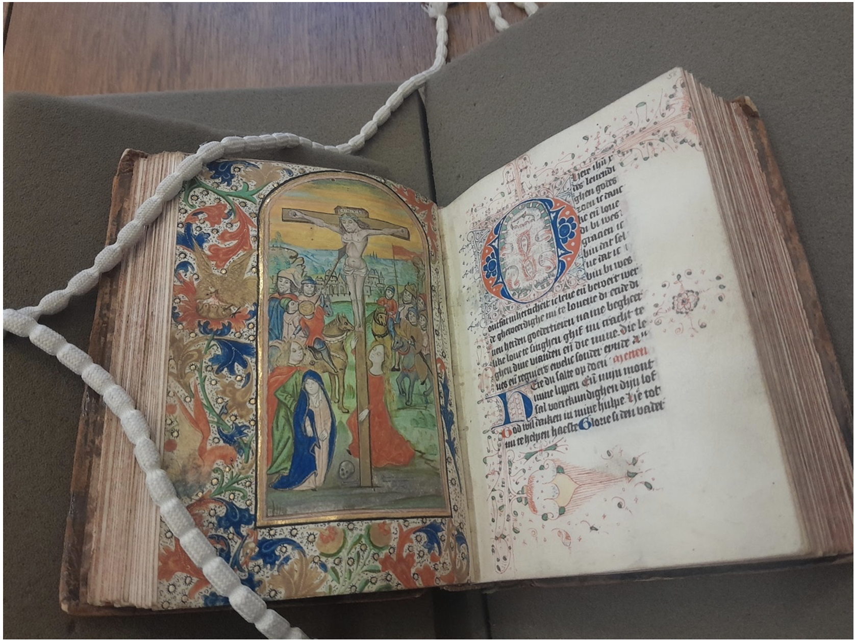 Bodleian Library, MS Douce 243: one of the Middle Dutch Books of Hours that Susanne de Jong had discussed in her presentation.