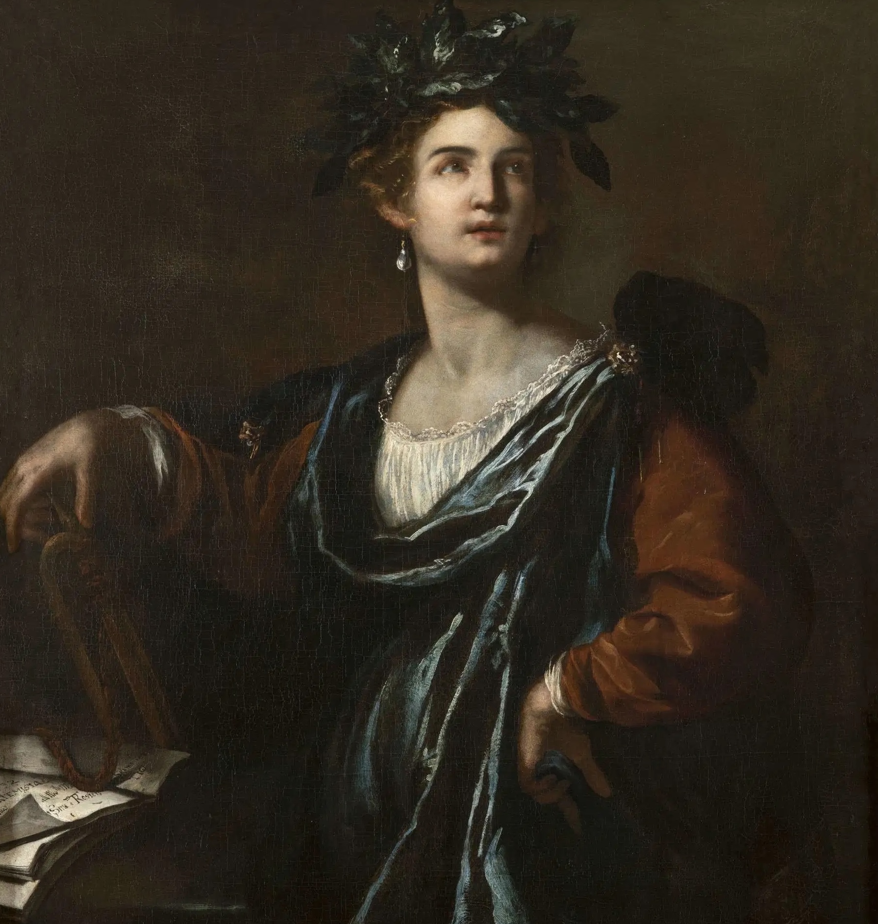 Artemisia Gentileschi, 'Clio, Muse of History', 1632, oil on canvas 