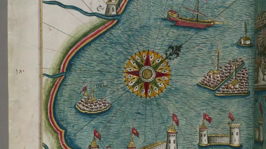 Map of Venice by Piri Reis