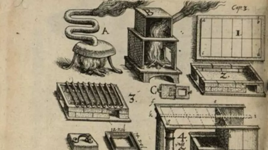 Illustration of an early modern furnace